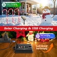 thumbnail image 2 of Luces de Navidad KELME Caramelo Solar Juego de 24 con 10 Modos, 2 of 8