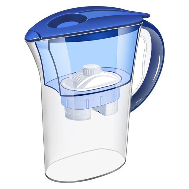 Ounissouiy Alkaline Water Filter Pitcher Activated Carbon Filtration Filter for Kitchen Juegos de accesorios de baño