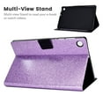 thumbnail image 4 of Lenovo Tab M10 FHD Plus 10.3" Case, Dteck Multi-angle Viewing Stand Glitter PU Leather Folio Case With Built-in Card Slots / Auto Wake Sleep, Purple, 4 of 5