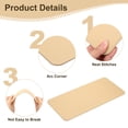 thumbnail image 3 of Uxcell Handbag Base Shaper, 15 x 7 Inch Rectangle Handbag Bottom Insert Purse Base Shaper Leather Bag Liner Board for Tote Purse Handbags Crossbody Backpack, Apricot, 3 of 6