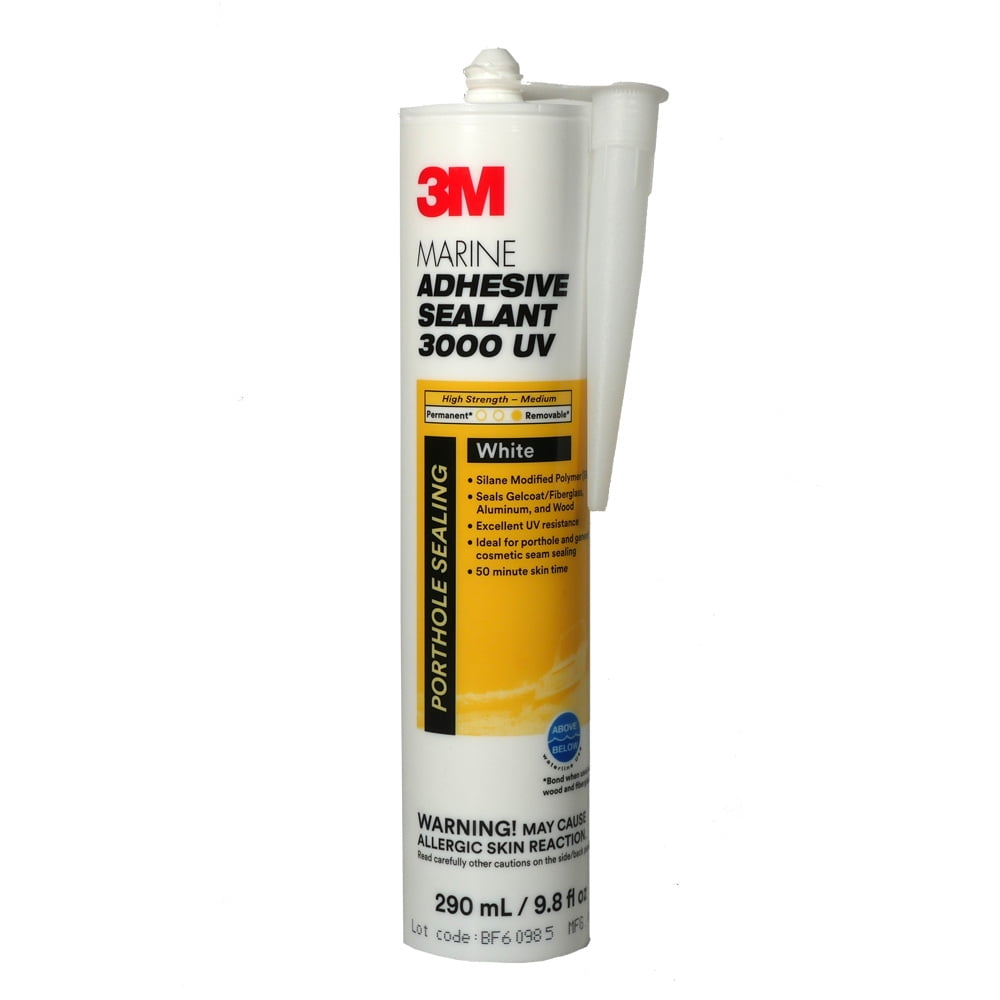 3M Marine 3000 UV Adhesive / Sealant 10 oz BLACK 98242
