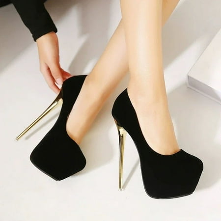 Fashionable Round Toe Shallow Mouth New Super High Heels Summer Sexy Elegant Banquet Wedding Stiletto Women s Shoes