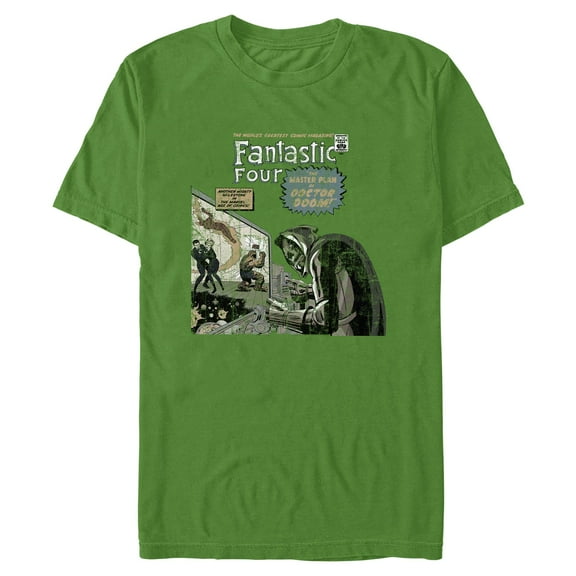 Mens Marvel: Fantastic Four Doomnation the Master Plan T Shirt