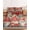 Deep Red Gray Green White, variant on Queen Size Fitted Sheet Set - Christmas 3 Piece Bedding Sets 16" Deep Pocket Fitted Sheet with 2 Pillowcases, Snowflake Gnomes Retro Xmas Tree Red Brushed Microfiber Hotel Luxury Bed Sheets