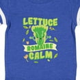thumbnail image 4 of Inktastic Lettuce Romaine Calm Boys or Girls Baby Bodysuit, 4 of 5
