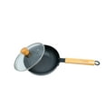 thumbnail image 1 of Verka Anodised Iron Wok, 20cm, Induction Compatible, with Lid, 1 of 3