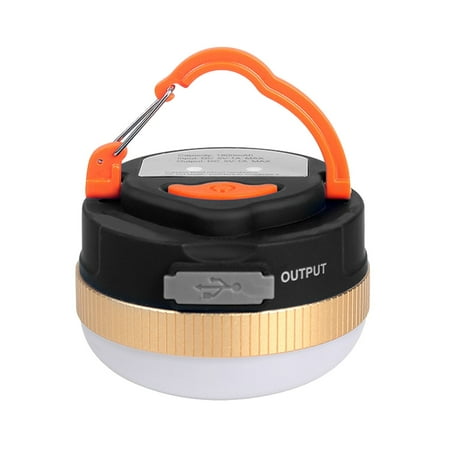 Qocolhg LED Camping Lantern Camping Essentials IPX4 4 Lighting Modes USB Charging Hanging Tent Light with Clip Hook for Camping Hiking Hurricane Storms Outages