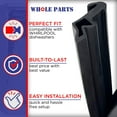 thumbnail image 4 of Whole Parts Dishwasher Door Gasket Seal (Approximate size: 73" L x 3/4" W) Part # W11196317 - Replacement & Compatible With Some Whirlpool Dishwashers, 4 of 9