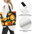 thumbnail image 3 of Rocae Tangerine for Big Capacity Shoulder Bag with Pockets,Tote Bag for Women Handbag, 3 of 8