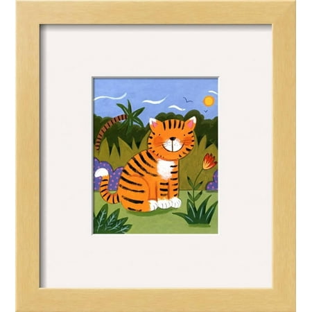  Baby  Tiger Framed Art  Print Wall Art  By Sophie Harding 