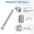 thumbnail image 2 of Uxcell 20-Pack M5 x 65mm Hex Socket Head Cap Screws Bolts, 304 Stainless Steel Machine Bolt Full Thread Precision Fasteners, 2 of 7