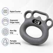 CYFIE Lightweight Portable Hand Gripper - Grip Strength Training Exercise for Kids, Adults & Elderly,Unisex Grip Enhancement & Stress Relief
