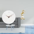 thumbnail image 2 of Reloj de pared,Reloj de pared decorativo para baño y dormitorio.,Figura de escritorio,Estante de estatua de caballo para escritorio,oficina,decoración del hogar,Figura decorativa de, 2 of 8