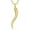 Gold-small, variant on Italian Horn Necklace 925 Sterling Silver Italian Amulet Pendant Italian Amulet Gift for Men Women (with Gift Box)