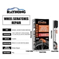 thumbnail image 2 of Amdohai Rim Paint Universal Colors Wheel Repair Kit, Black Wheel Paint, Black Rim Paint, Rim Repair Kit, 2 of 5