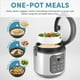 thumbnail image 2 of AROMA ARC-994SG - Arrocera digital profesional, multicocina, 4 tazas (sin cocinar) / 8 tazas (cocida), vaporizador, olla de grano, 2 cuartos de galón, exterior de acero inoxidable, ARC-994SG, 2 of 5