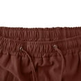 thumbnail image 5 of Kvture Striped Beach Shorts for Men Summer Board Shorts with Pockets Drawstring Swim Trunks Vacation Short Watermelon Red M, 5 of 8