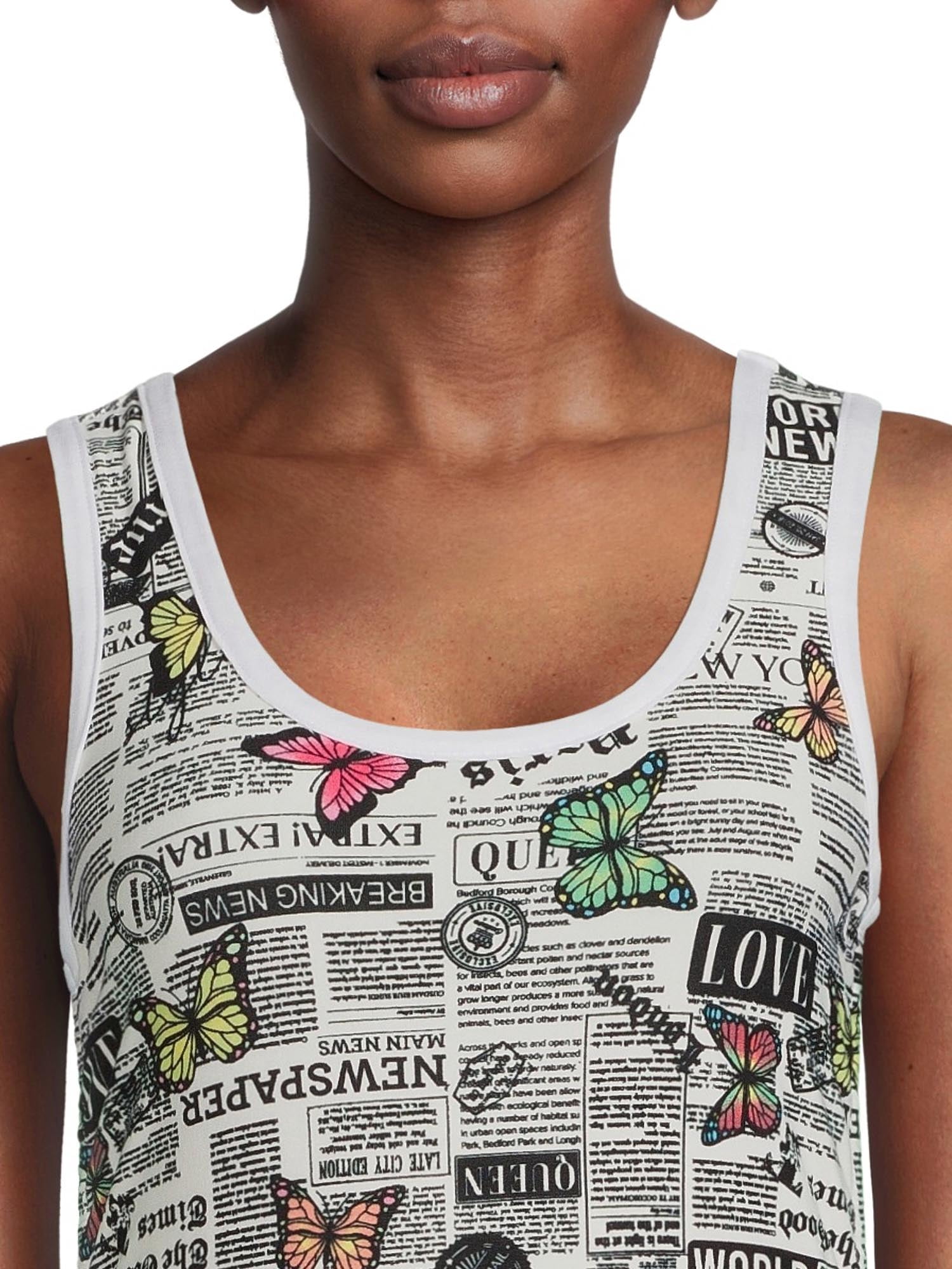 No Boundaries Juniors' Ruched Tank Top and Shorts Active Set, 2-Piece