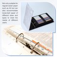 thumbnail image 5 of Uxcell A5 3 Hole Ring Binder Mechanisms, 2 Set 0.79" D Ring Replacement Binder Planner Loose Leaf Binding Spines for Organizers DIY Fill Paper Storage Folder Accessories, 20mm Silver Tone, 5 of 6
