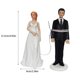 thumbnail image 5 of Cateissary 1 unidad de adornos creativos para parejas de novios, figuritas para parejas, decoración romántica para tarta de boda, suministros Kits de decoración para fiestas, 5 of 6