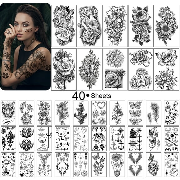 Temporary Tattoos in Body Makeup Temporary Tattoos in Body Makeup