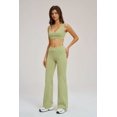 thumbnail image 3 of PISONIC Womens Workout Sets 2 Piece Sports Bra Straight Leg Yoga Pants Yoga Pilates Outfits, 3 of 5