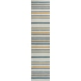 thumbnail image 3 of JONATHAN Y SAVANNAH 2 x 8 Runner Rug, Janus Coastal Stripe Machine-Washable Reversible - Cream/Navy, SVH104A-28, 3 of 9