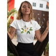 thumbnail image 2 of Frangipani Plumeria Flowers T-Shirt Women -Image by Shutterstock, Female XX-Large, 2 of 4
