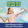 thumbnail image 3 of Elmer’s Neon Sky Slime Kit with Cherry Limeade Scent, Transparent Liquid Glue, Crunchy Slime Activator, 4 Count, 3 of 8