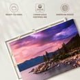 thumbnail image 6 of Elephant Stock Idyllic Lake Tahoe Wall Art - Horizontal Canvas Wall Art - Hallway Wall Decor - Nature Canvas - Green And Pink Decor - 24" x 16", 6 of 8