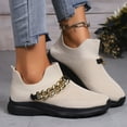 thumbnail image 6 of Shoes For Women Casual Spring And Autumn New Flying Weaving Casual Sports Shoes Breathable And Lightweight Singles Women's Fashion Sneakers, 6 of 8