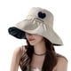 thumbnail image 1 of Sombrero de pescador con protección solar y circunferencia de la cabeza de 56-58 cm, sombrero para el sol de verano para mujer, sombrero para el sol con patrón de amor, 1 of 5