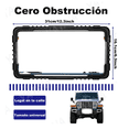 thumbnail image 3 of 2pzs Marco De Matrícula Silicona Coche Universal Negro Con Esquina Anticolisión, 3 of 5