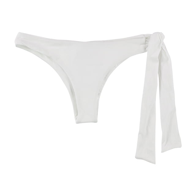 Tavik Womens Goldie Side Tie Bikini Swim Bottom whiteribbed XS