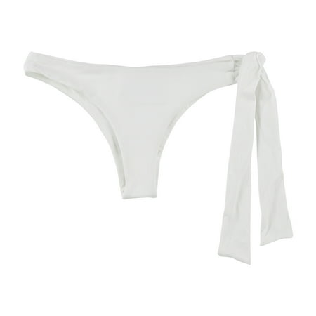 Tavik Womens Goldie Side Tie Bikini Swim Bottom  White  X-Small