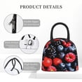 thumbnail image 4 of Fotbe Variety Of Fruits And Berries Bolsa de Almuerzo con Estampado, Lonchera Aislada, Contenedor de Comida Reutilizable Tipo Cooler a Prueba de Fugas, 4 of 6