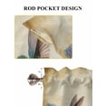 thumbnail image 6 of Vintage Hummingbirds Living Room Curtains 2 Panel, Spring Farmhouse Country Flowers Cafe Window Treatment, Extra Long Farmhouse Bedroom Bathroom Kitchen Curtains Drapes 104"x72", 6 of 6