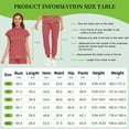 thumbnail image 6 of VIAOLI Scrubs Set for Women Nurse Uniform Jogger Set Stretch Top & Pants with Multi Pocket for Nurse Workwear, 6 of 6