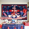 thumbnail image 4 of Darzheoy 4th of July Background Patriotic Backdrop for Photography Independence Day American Flag Stars and Stripes Balloons Backdrop Veteran Memorial National Day Party Decoration, 4 of 5