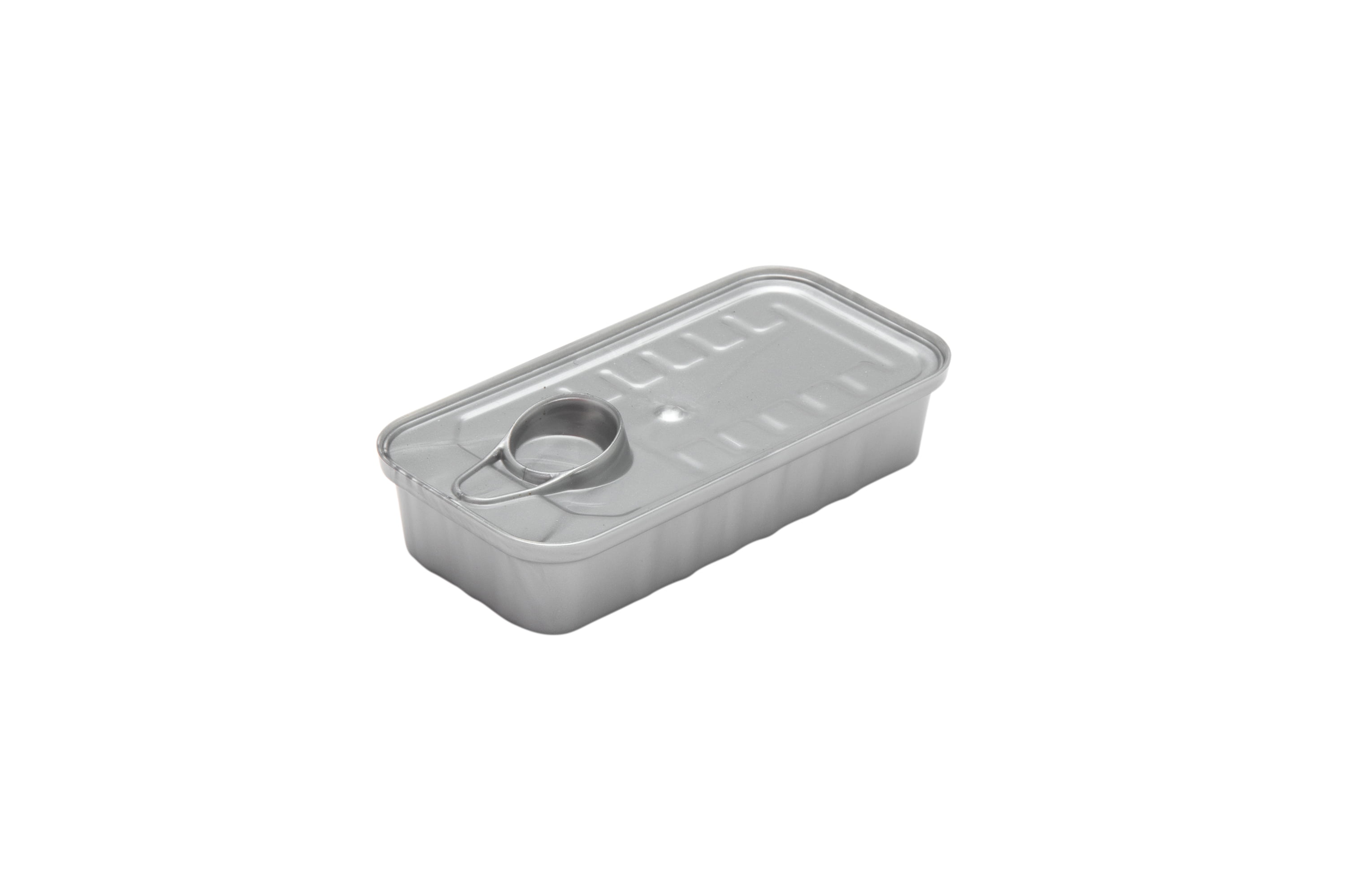 8oz. Square Silver Tin with Clear Lids for only $9.95 at Aztec