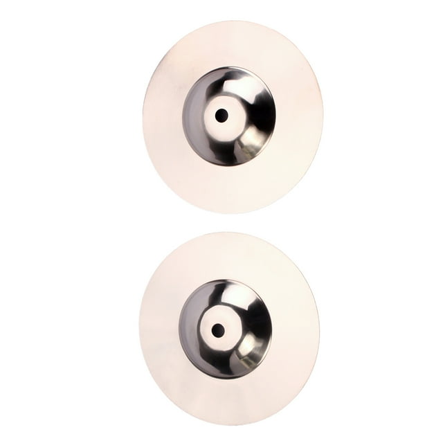 Youkk 1 Pair Lightweight Wear-resistant Cymbals Good Sealing Waterproof Drums Plate Reusable Drum Cymbal Musical Replacement Part