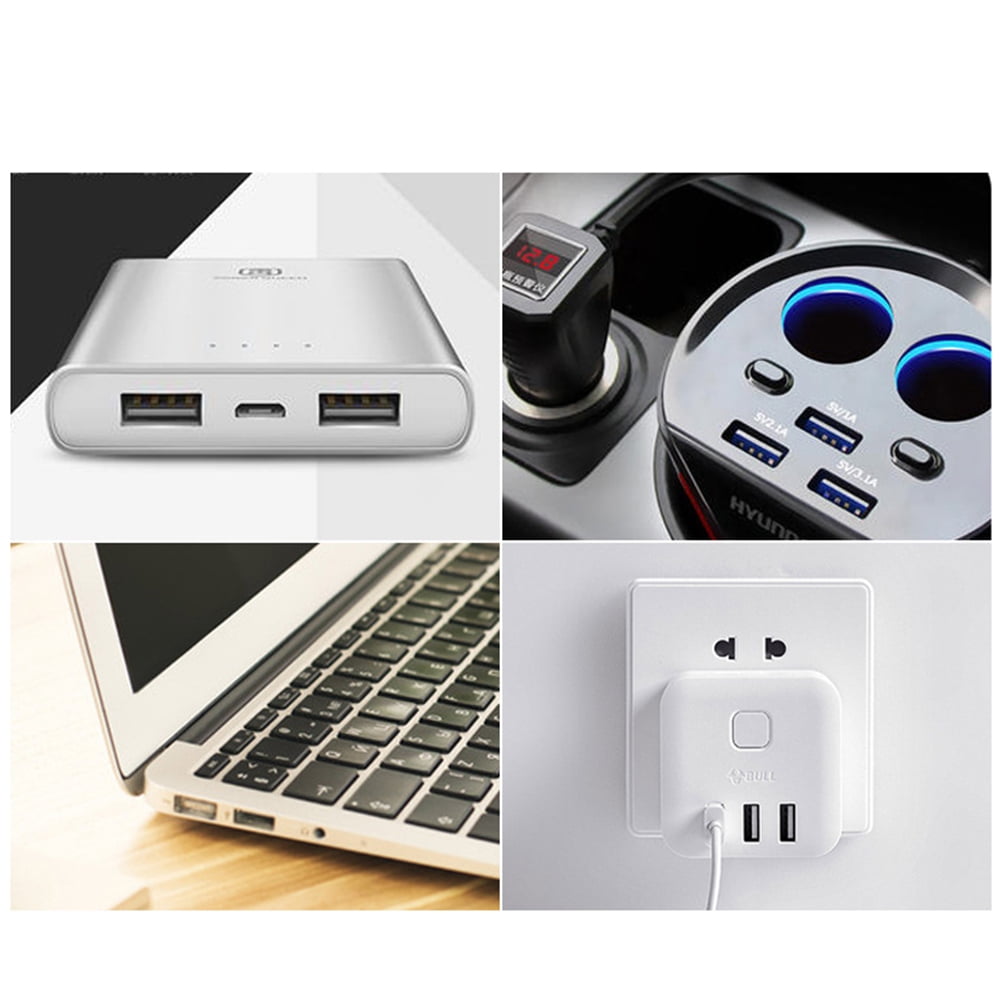 WHAMVOX Portable USB Charging Oxygen Pump for Fish Tank Aquarium with ABS Material White Color Producing More Bubbles 5.8 Inches