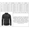 thumbnail image 5 of Men's Slim-Fit Long-Sleeve Solid Satin Silk Like Dance Prom Dress Shirt Tops, 5 of 5