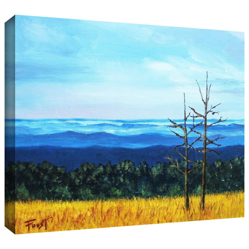 ArtWall Gene Foust "Serene Mountain Tops" Gallery-Wrapped Canvas Art