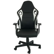 ViscoLogic Lotus Chaise de bureau ergonomique de jeu de course (noir et rouge)