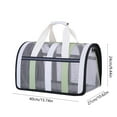 thumbnail image 3 of Fnochy Portable Pet Carrier for Cats Dogs, Lightweight Soft-Sided Travel Carrier, Adjustable Shoulder Strap, Foldable Design, Breathable Mesh, Ideal for Small Medium Pets up to 15 Lb, 3 of 8