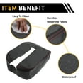thumbnail image 4 of Cubierta de consola central Unique Bargains para Chevrolet Silverado de cuero de microfibra con negro, 4 of 6