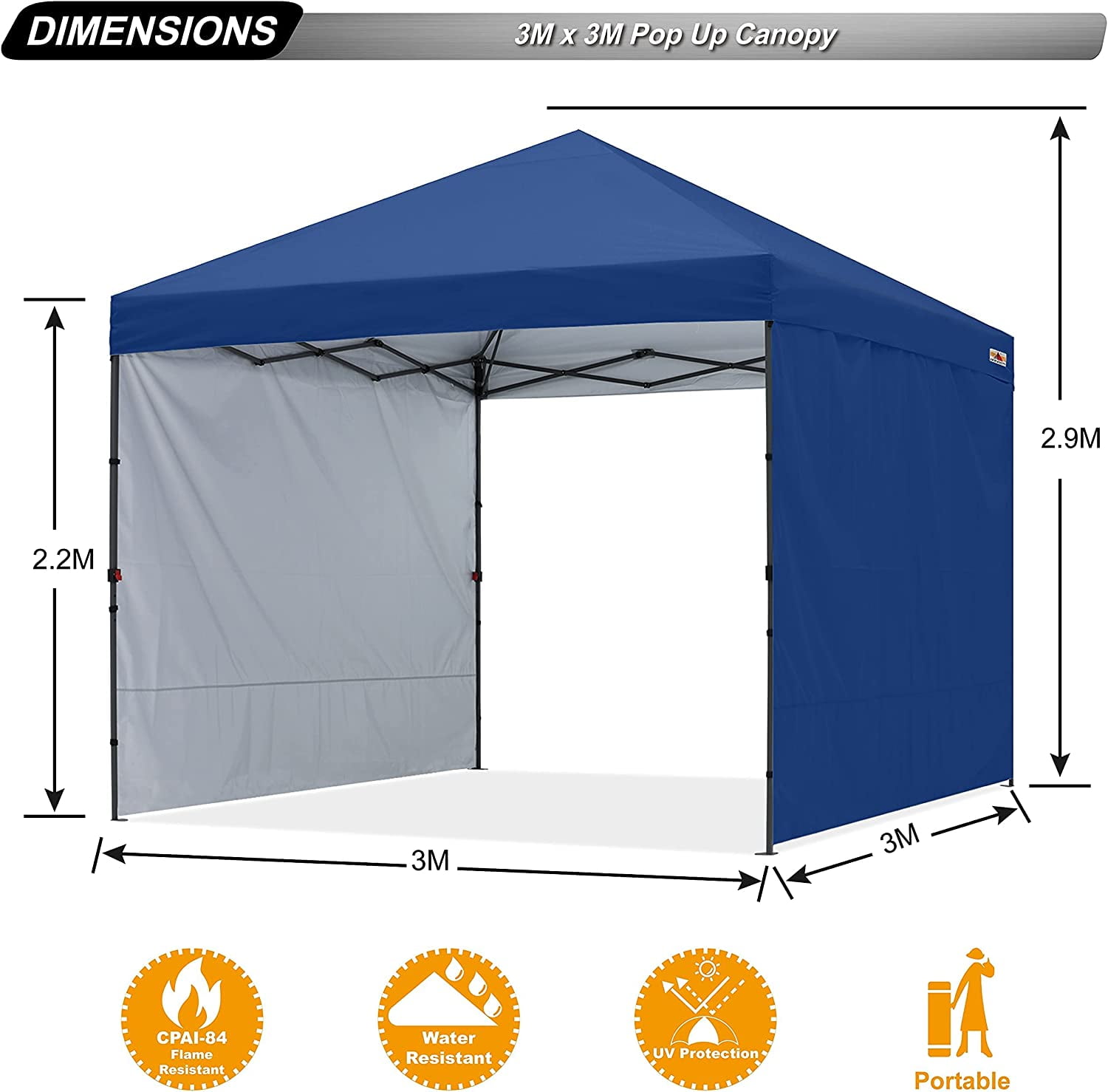 Tente canopy 6 x 3m - Locareception