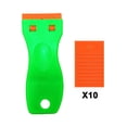 thumbnail image 7 of HPDL Multifunctional Glue Removal Shovel Putty Knife Sticker Remover Tool Car Sticker Remover Plastic Razor Blades Plastic Scraper Tool for Removing Labels Stickers Decals Taping, 7 of 7