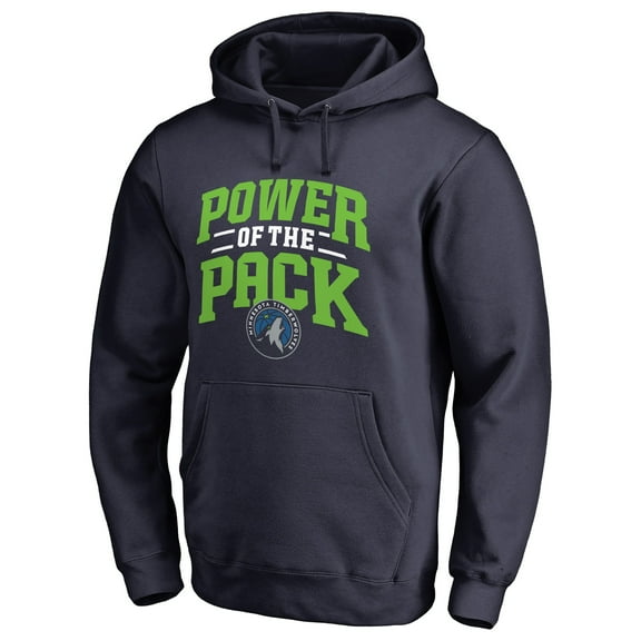 Men's Navy Minnesota Timberwolves Power of the Pack Hometown Collection Pullover Hoodie